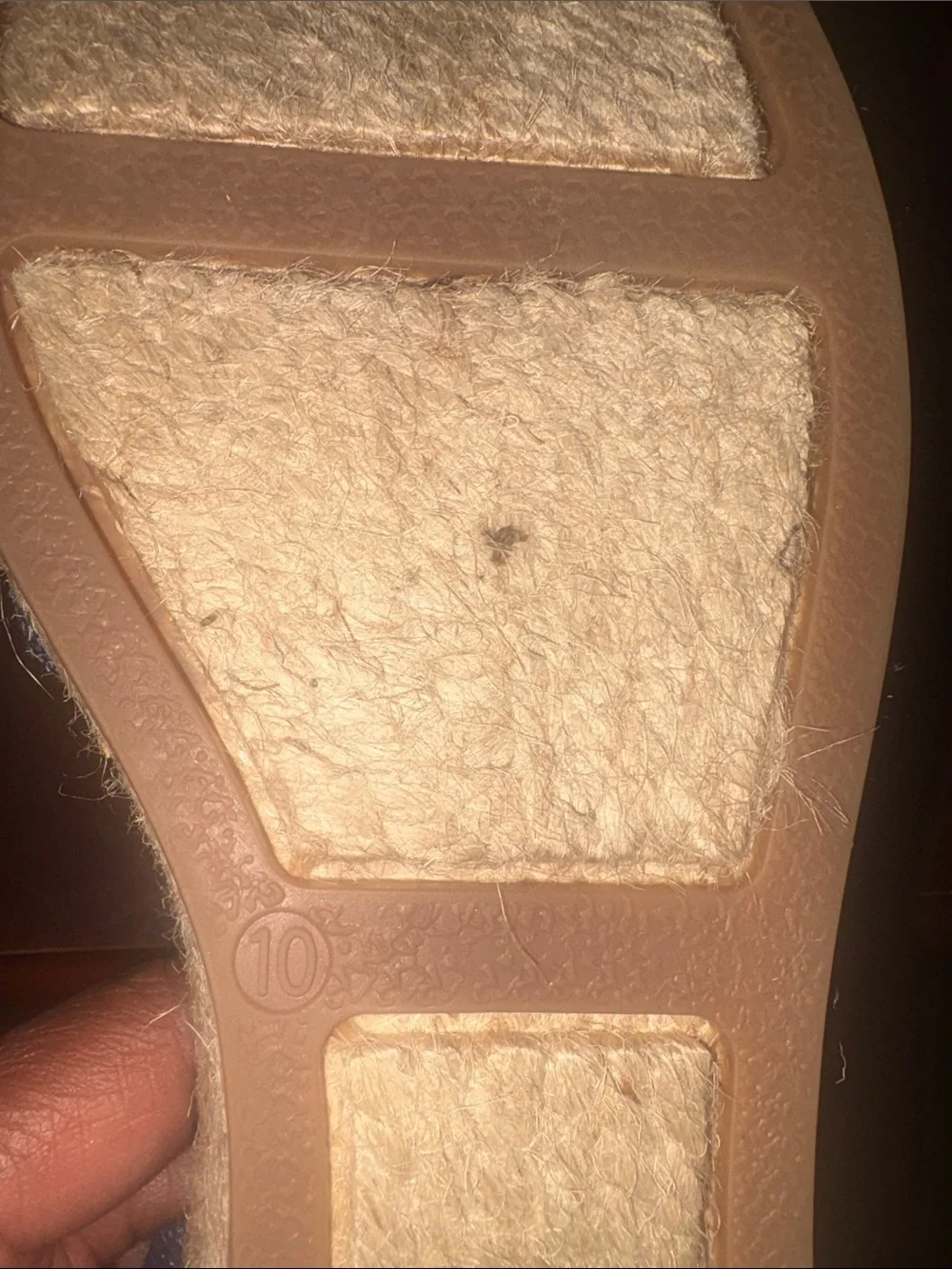 Talbots Navy Bow Espadrille Wedge Sandals